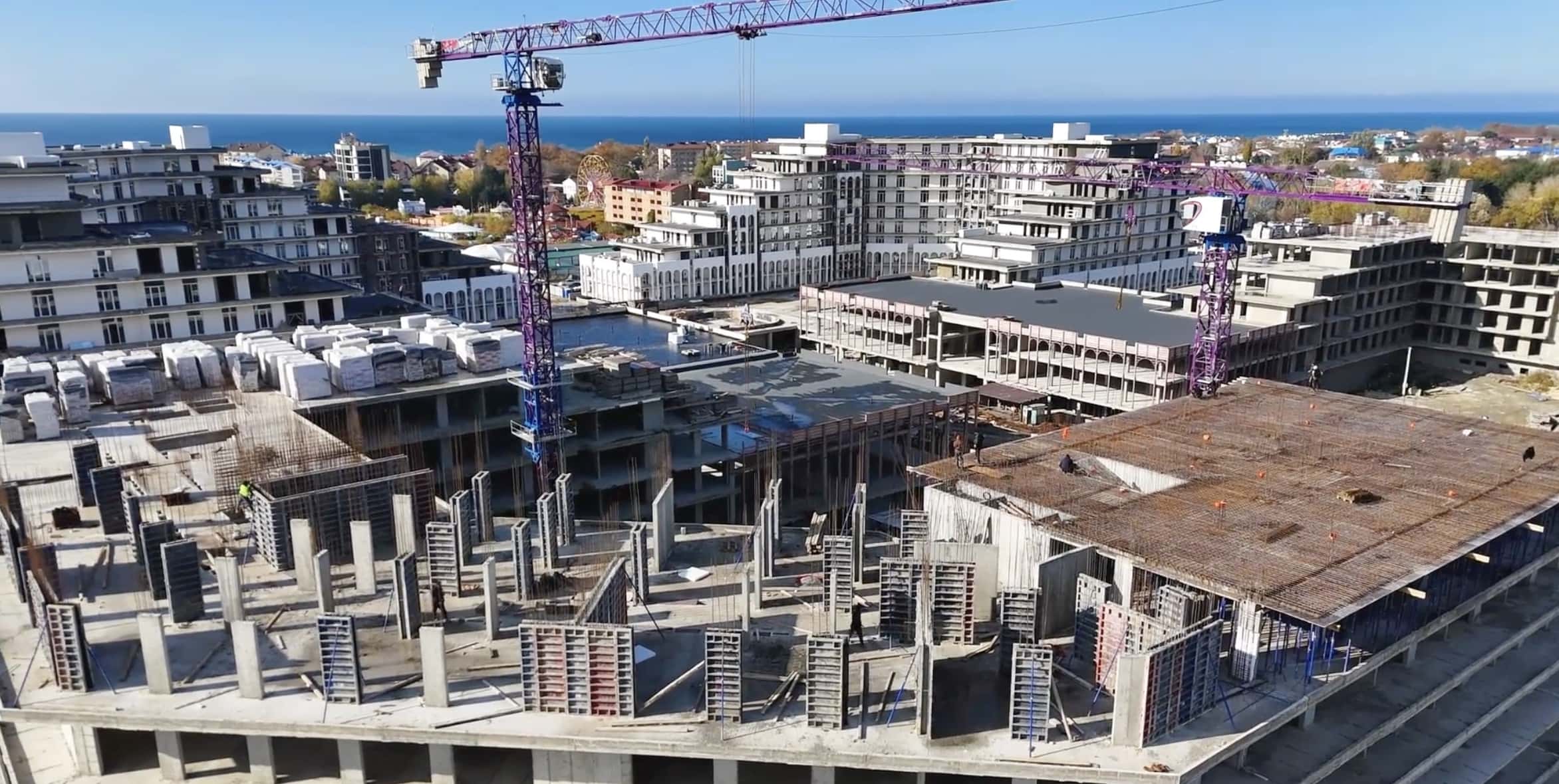 Ход строительства Sun Garden в ноябре 2025 года